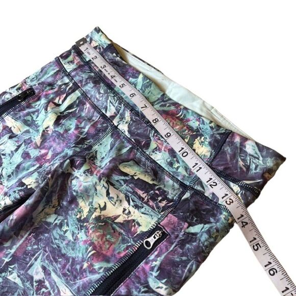 Lululemon Inspire Tight II (Mesh) Iridescent Multi / Naval Blue Size 6 - Picture 6 of 12